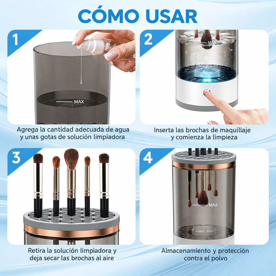 LIMPIADOR DE BROCHAS AUTOMATICO